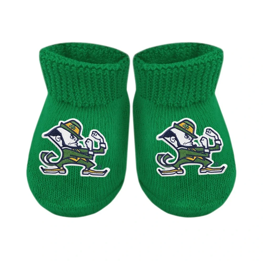 Creative Knitwear New Notre Dame Fighting Irish Newborn Booties🍀